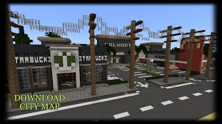 Minecraft Modern City Map download  DiamondMyLife [upl. by Edd579]