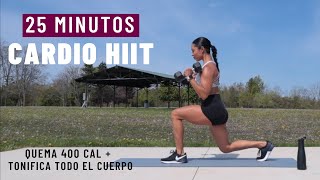 EJERCICIOS PARA ADELGAZAR RAPIDO  Cardio para perder peso  Quema 400 cal [upl. by Nedrud]