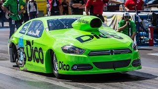 PRO STOCK Drag Racing Cars at NitrOlympX 2017  10000 RPM NA V8 SOUND [upl. by Liuka]