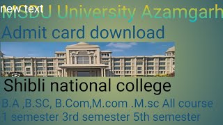 Admit card download notice [upl. by Maffei]