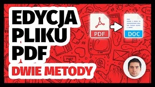 Jak edytować plik PDF aktualizacja  druga metoda bez Worda [upl. by Annerahs77]