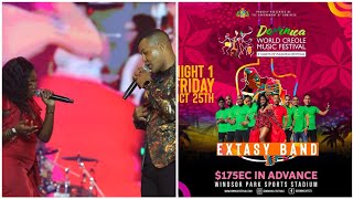 Extasy Band Live at Dominicas World Creole Music Festival [upl. by Auqenaj]