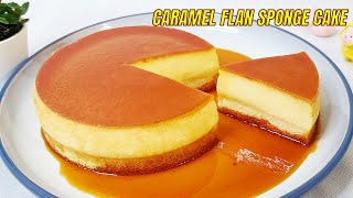 Delicious Creme Caramel Flan Sponge Cake Recipe Subtitles HNC Kitchen [upl. by Sallyanne]