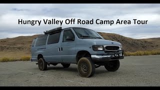 Hungry Valley Gorman Off Roading camping state park tour review SVRA OHV vehicle playground cost [upl. by Schach]