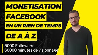 De A à Z Comment jai activer la monétisation sur Facebook en un rien de temps  الربح من الانترنيت [upl. by Norford888]