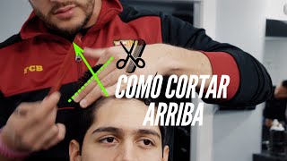 Como cortar la parte de arriba para principiantes  Tutorial de Tijeras [upl. by Anana833]