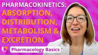 Pharmacokinetics Absorption Distribution Metabolism Excretion  Pharmacology Basics LevelUpRN [upl. by Otrebor]