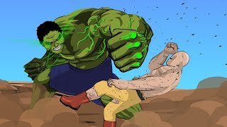 Hulk vs Saitama Animation Part 33  Taming The Beast [upl. by Kaslik]