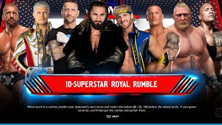 CAN SETH ROLLINS WIN ROYAL RUMBLE FROM NO1  WWE 2K24  TR Gamer [upl. by Patrica63]