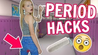 9 BACK TO SCHOOL PERIOD HACKS EVERY GIRL SHOULD KNOW 😱 omg [upl. by Jessalyn]