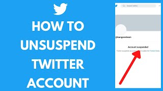 How To Unsuspend Twitter Account 2021  Twitter Account Suspended Recovery [upl. by Townshend541]