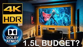 4K HDR DOLBY ATMOS Home Theatre  Details  CHEAPER Options for BUDGET Setup [upl. by Eisiam]