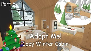 Cozy Winter Cabin Speed Build in adopt me Part 6 [upl. by Yragerg]