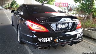 Mercedes CLS63 AMG V8 BiTurbo with iPE Innotech Exhaust Sound [upl. by Yaya]