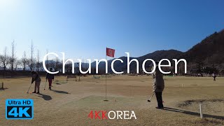 S01E174 Korea walk  Chuncheon Park Golf field [upl. by Hesoj974]