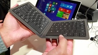 Microsoft Universal Foldable Keyboard handson [upl. by Milissent]