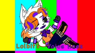 Lolbit’s Voice Lines  FNaF Sister Location  Gacha [upl. by Duwad]