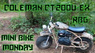 Coleman CT200U EX  Mini Bike Monday Ep 2 [upl. by Omlesna]