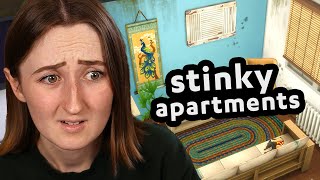 building stinky apartments in the sims Streamed 12623 [upl. by Akimyt]