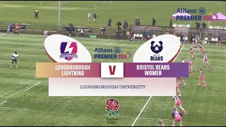 Loughborough Lightning secure bonuspoint win against Bristol Bears  Round 11 highlights [upl. by Ahsikan832]