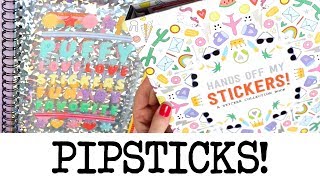 Pipsticks Sticker Collection Book  MyGreenCow [upl. by Lelah]