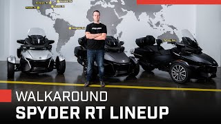 Spyder RT Lineup  Walkaround [upl. by Kendra]