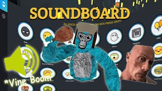 Trolling People with SOUNDBOARD In Gorilla Tag Part 2 [upl. by Clotilda695]