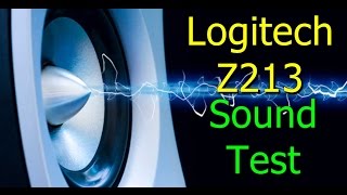 Logitech Z213 Sound Test [upl. by Lillie256]