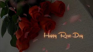 Happy rose day 🌹 Rose day status  7 February whatsapp status  Romantic Shayari status roseday [upl. by Nuhsyar530]