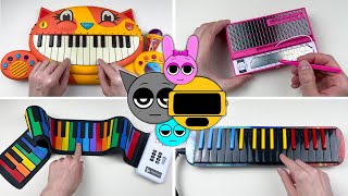 Sprunki Themes on cool different instruments [upl. by Eehtomit]