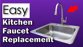 Easy Kitchen Faucet Installation  Wewe [upl. by Laufer162]