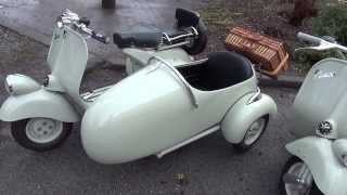 33°MOTORADUNO 2014 A FOSSANO CN  VESPA PIAGGIO SIDECAR  2  3  2014 [upl. by Diahann671]