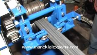 Manek  Rolling Shutter Strip Making Machine Model RSS45 with 6 pairs of Rolls [upl. by Jegger716]