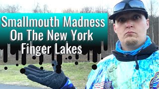 Tips For Late FallEarly Winter Bass Fishing  Smallmouth Madness On Otisco Lake Finger Lakes NY [upl. by Eirallih]