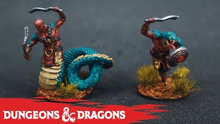 Paint the MOST FEARSOME Yuan Ti Malisons in Dungeons and Dragons [upl. by Borreri535]