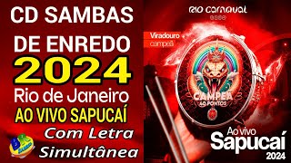 IMPERATRIZ  AO VIVO CARNAVAL 2024  Sambas de Enredo Lyric Video Oficial [upl. by Titos496]