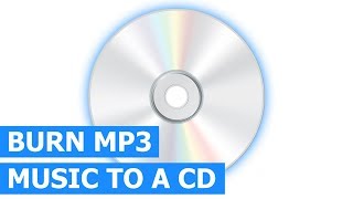 How to burn MP3 to an Audio CD for any CD player amp car stereo using Windows Media Player [upl. by Weir808]