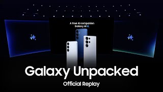 Official Replay  Galaxy Unpacked January 2025  Samsung [upl. by Landan]