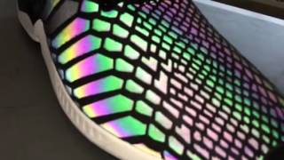 adidas ZX Flux Xenopeltis Snake Reflective [upl. by Animrac953]