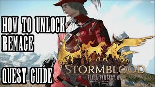 FFXIV Stormblood  How To Unlock Redmage Unlock Quest  Taking Red  Guide amp Commentary [upl. by Hubbard]