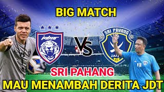 JDT VS SRI PAHANG‼️INI KATA PEMAIN SRI PAHANG [upl. by Solotsopa72]