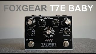 Foxgear T7E Baby  David Gilmour Binson Echorec tones [upl. by Eden98]