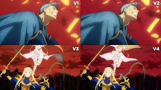 Sword Art Online Alicization  War of Underworld OP All Versions 14 Comparison [upl. by Ahselyt]