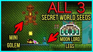 ALL Secret World Seeds in Terraria 141 [upl. by Marcelia]