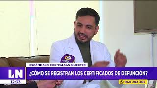 Reniec ¿Cómo se registran los certificados de defunción [upl. by Annabella]