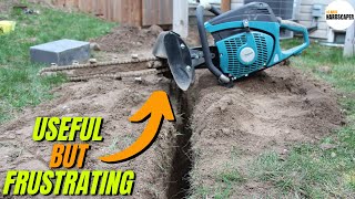 Handheld Trencher for Easy Trenching  GeoRipper Review [upl. by Boorman]