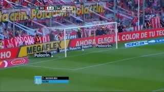 Gol de Bou Independiente 0 Racing 1 Ida Liguilla Pre Libertadores Primera División 2015 FPt [upl. by Merlina927]