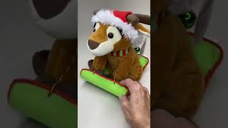 Rocking Reindeer Sings Grandma Got Run Over By A Reindeer Animated XMAS Plush By HugFun [upl. by Tonia]