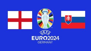 INGLATERRA VS ESLOVAQUIA EUROCOPA 2024 LIVE [upl. by Kiona]