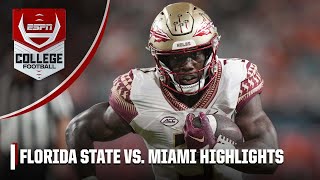 Florida State Seminoles vs Miami Hurricanes  Full Game Highlights [upl. by Baiel376]